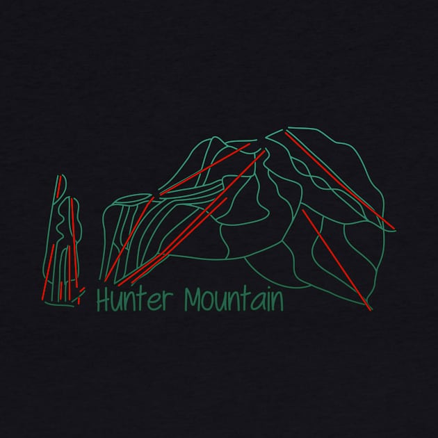 Hunter Mountain Trail Map by ChasingGnarnia